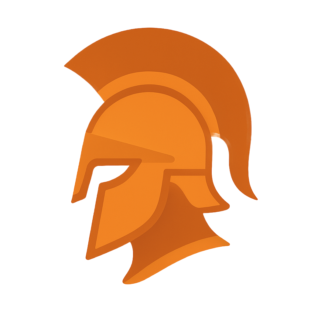 Agoge spartan helmet logo